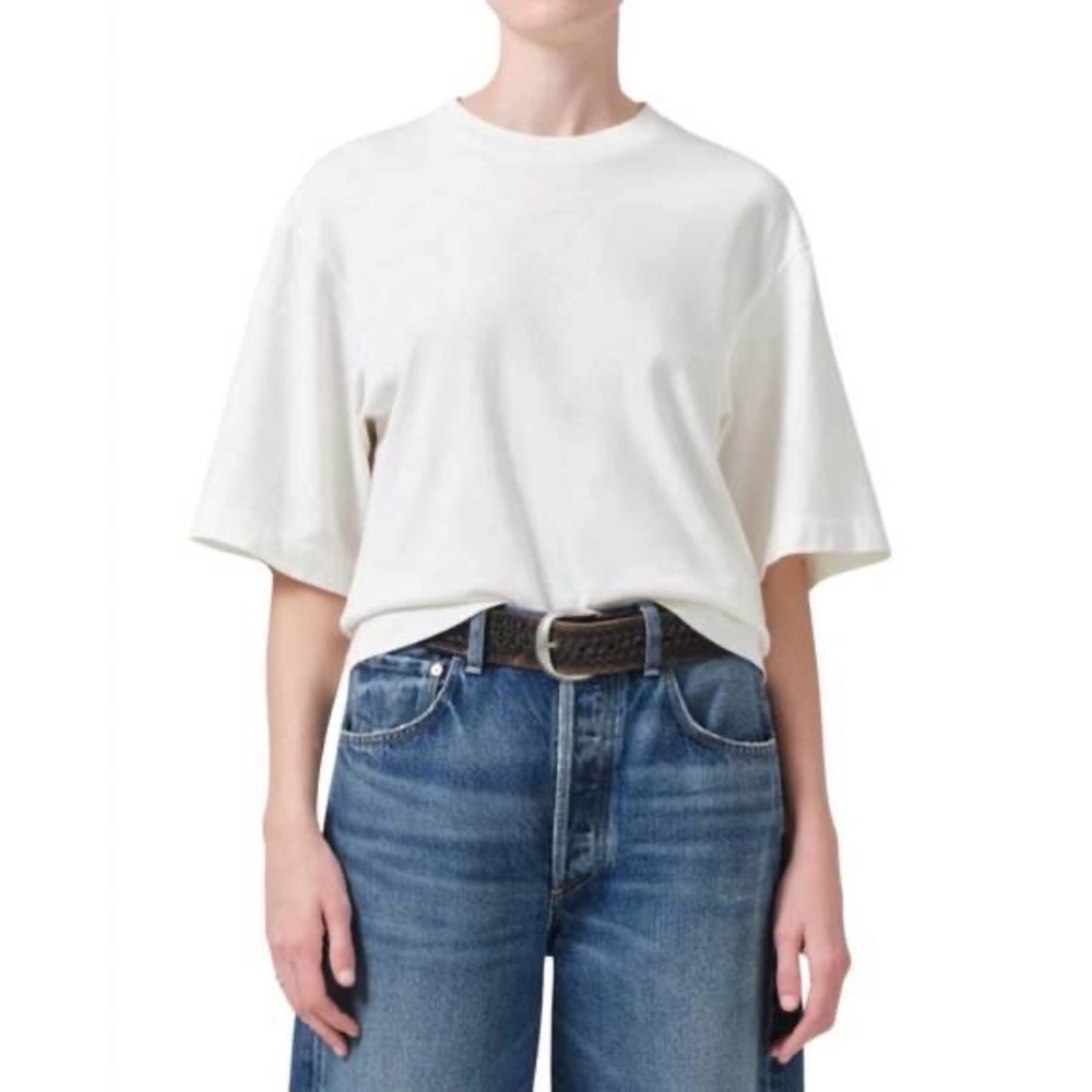 NEW CITIZENS OF HUMANITY goldie tee in pashmina